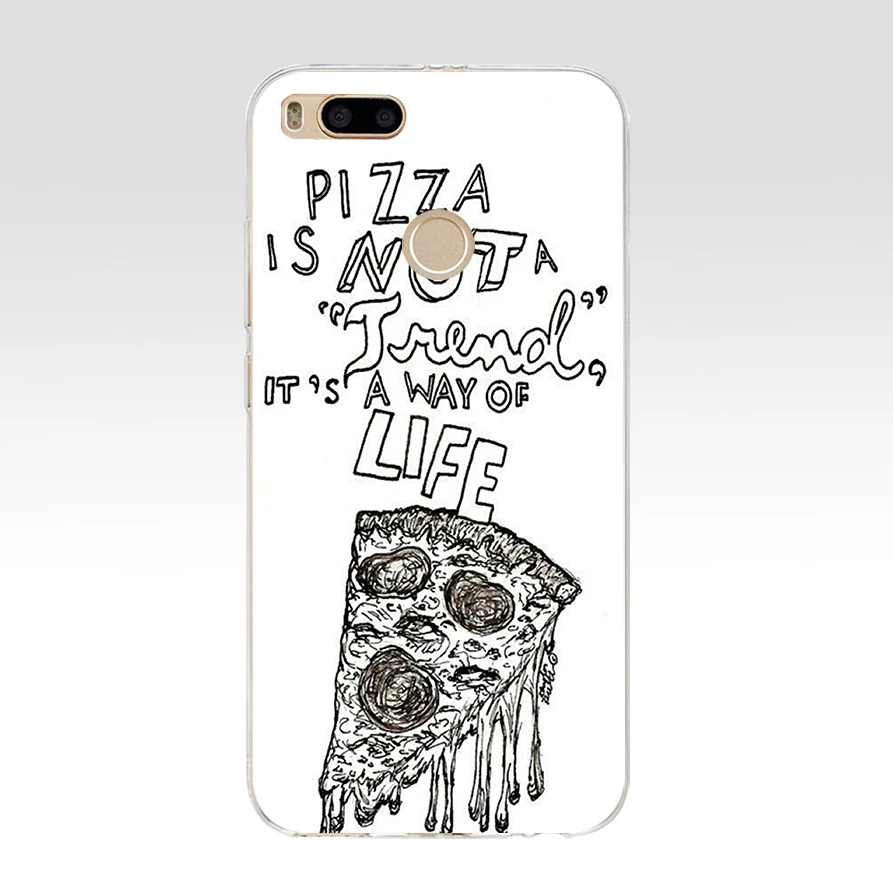 10AQ Pizza Is Life силиконовый мягкий ТПУ чехол для телефона xiaomi redmi 4a 6a 4x note 5a pro mi