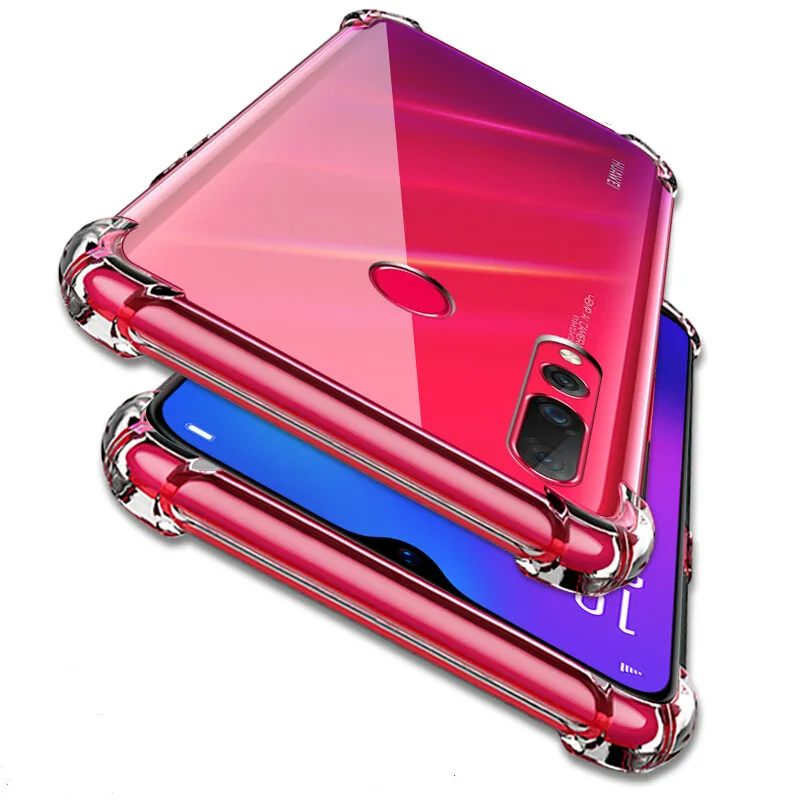 

50PCS Shockproof Soft Case For Huawei Mate 20 Pro 20X 10 9 Lite 8 Nova 4 4E 3 3E 3I 2 Plus 2S Clear Transparent Silicone Cover