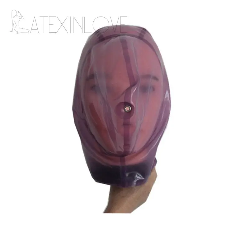 Handmade-Transparent-Purple-Latex-Hood-with-Mouth-Breath-Control-Hole-Sexy-Hood-Made-High-Quality-Nature-Rubber-Mask-Back-Zipped-6