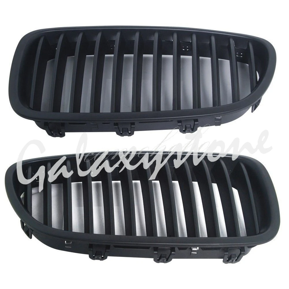 cheap For BMW 528i 535i 550i Sedan F10 F11 2010 2014 Matte Black Front Kidney Grille