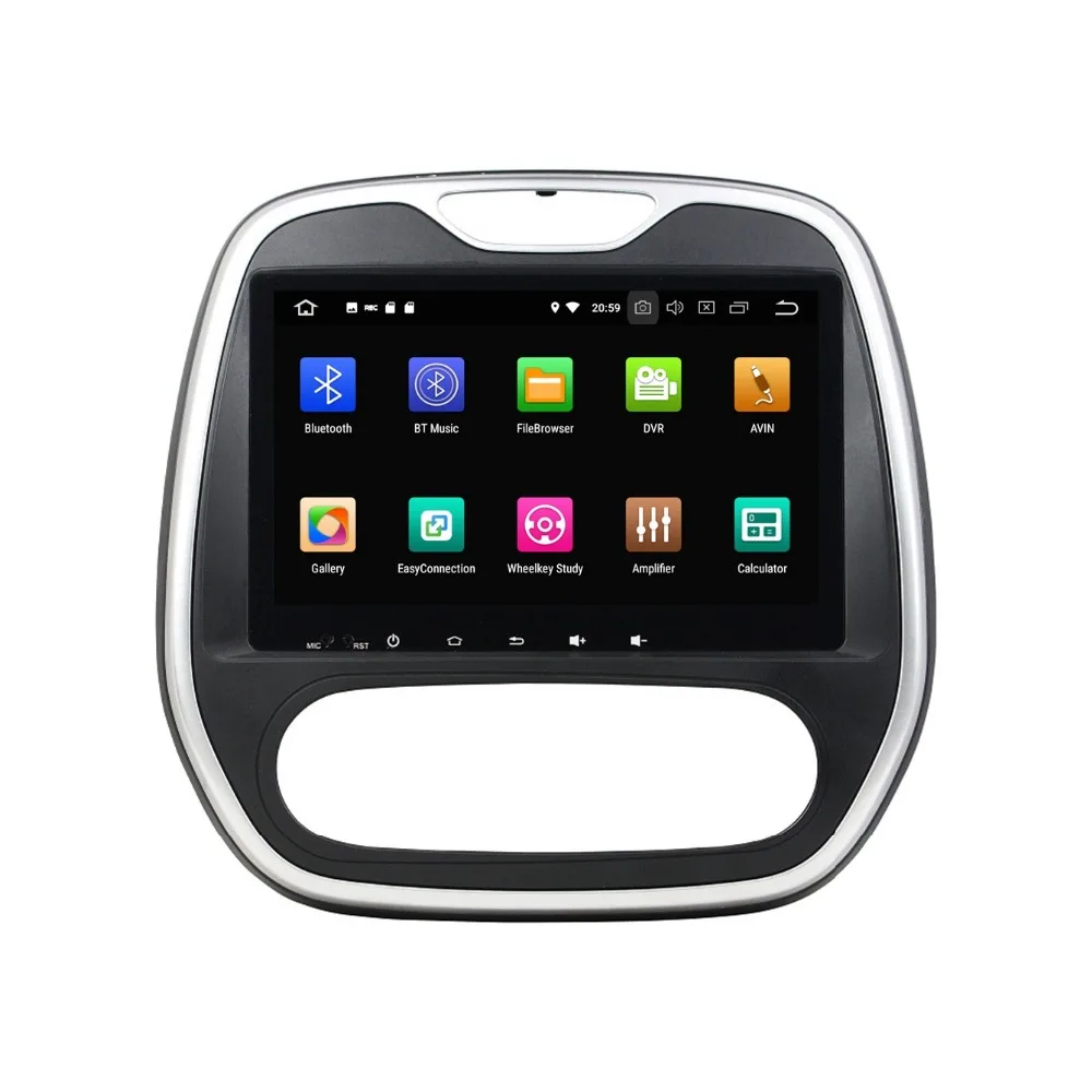 Discount 9" Android 8.0 Octa Core Car DVD Multimedia GPS Navi for Renault Capture 2016 4GB RAM Radio Bluetooth WiFi USB DVR Mirror-Link 4