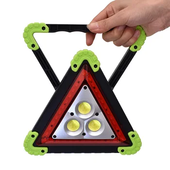 

Triangular Working Light Multifunctional Rechargeable Portable Traffic Warning Light JDH99