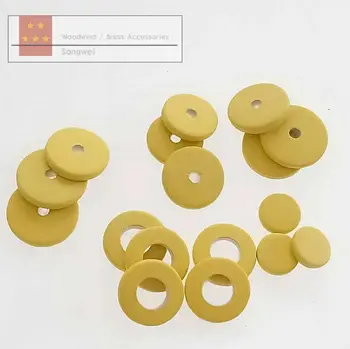 

Goat leather Flute pads 17open holes Good material 5set=85pcs pads