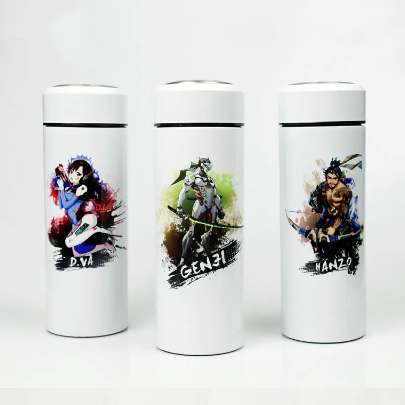 450ML Overwatches Dva Genji Stainless Steel Vacuum Flask Thermoses