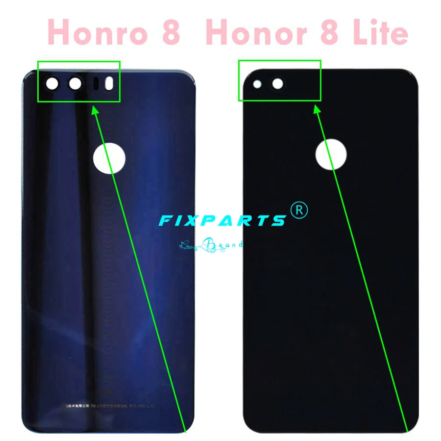 Huawei Honor 8 Lite Задняя стеклянная крышка батареи для huawei Honor 8 Lite Задняя стеклянная крышка Honor8 Lite Задняя Дверь Корпус чехол панель