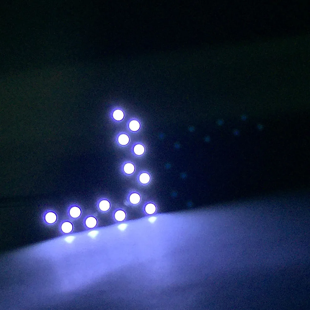 Новинка 2019 14 SMD светодиодный индикатор со стрелкой для зеркала заднего вида