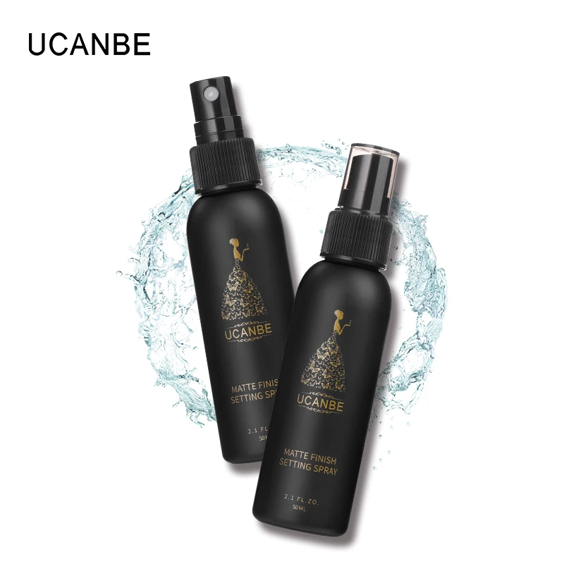 

UCANBE Make Up Setting Spray Matte Finish Bottle Spray Oil-control Natural Long Lasting Fix Makeup Base Foundation Spray 50ML