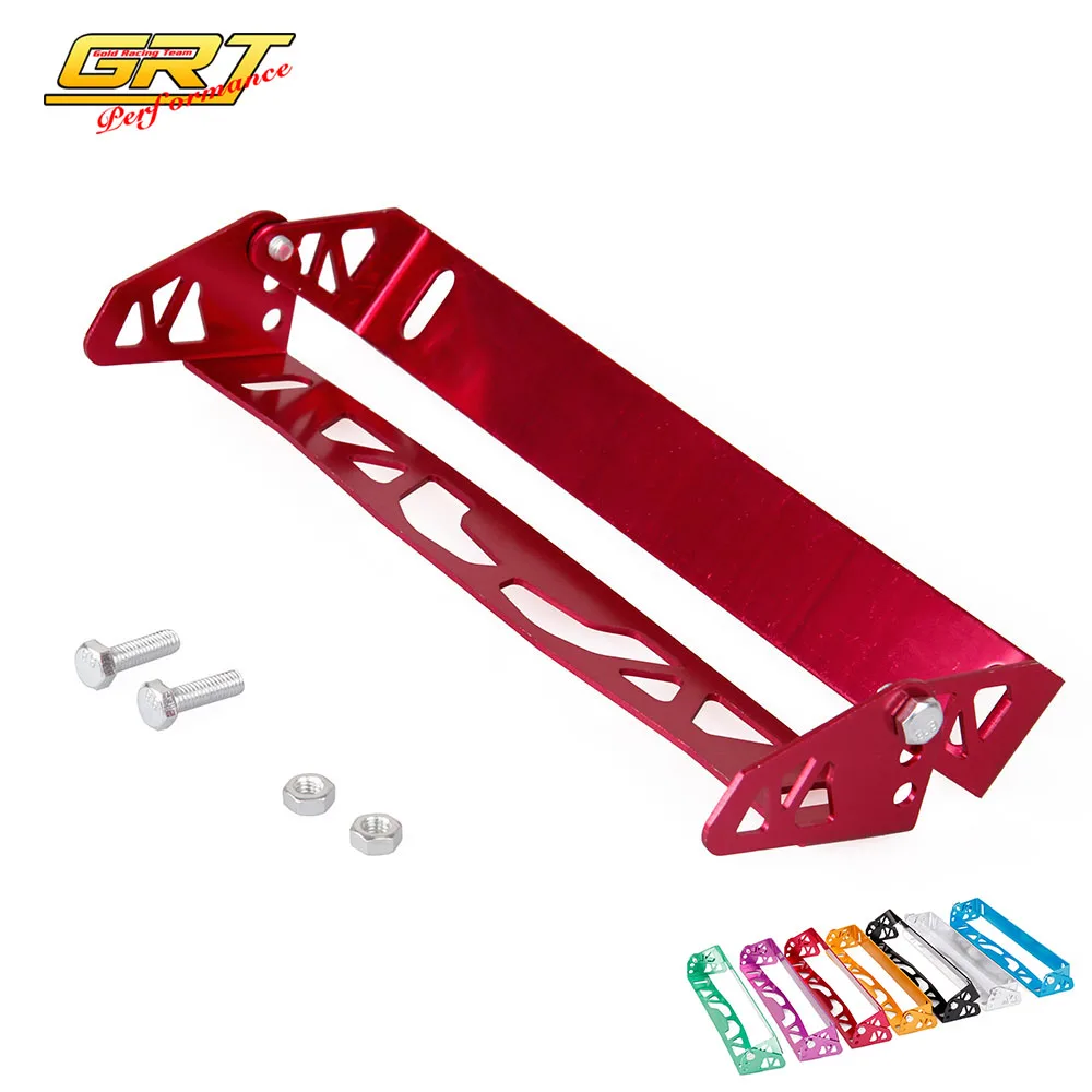 

GRT - Aluminum Car Styling Adjustable Number Plate License Plate Frame Holder N-OT039