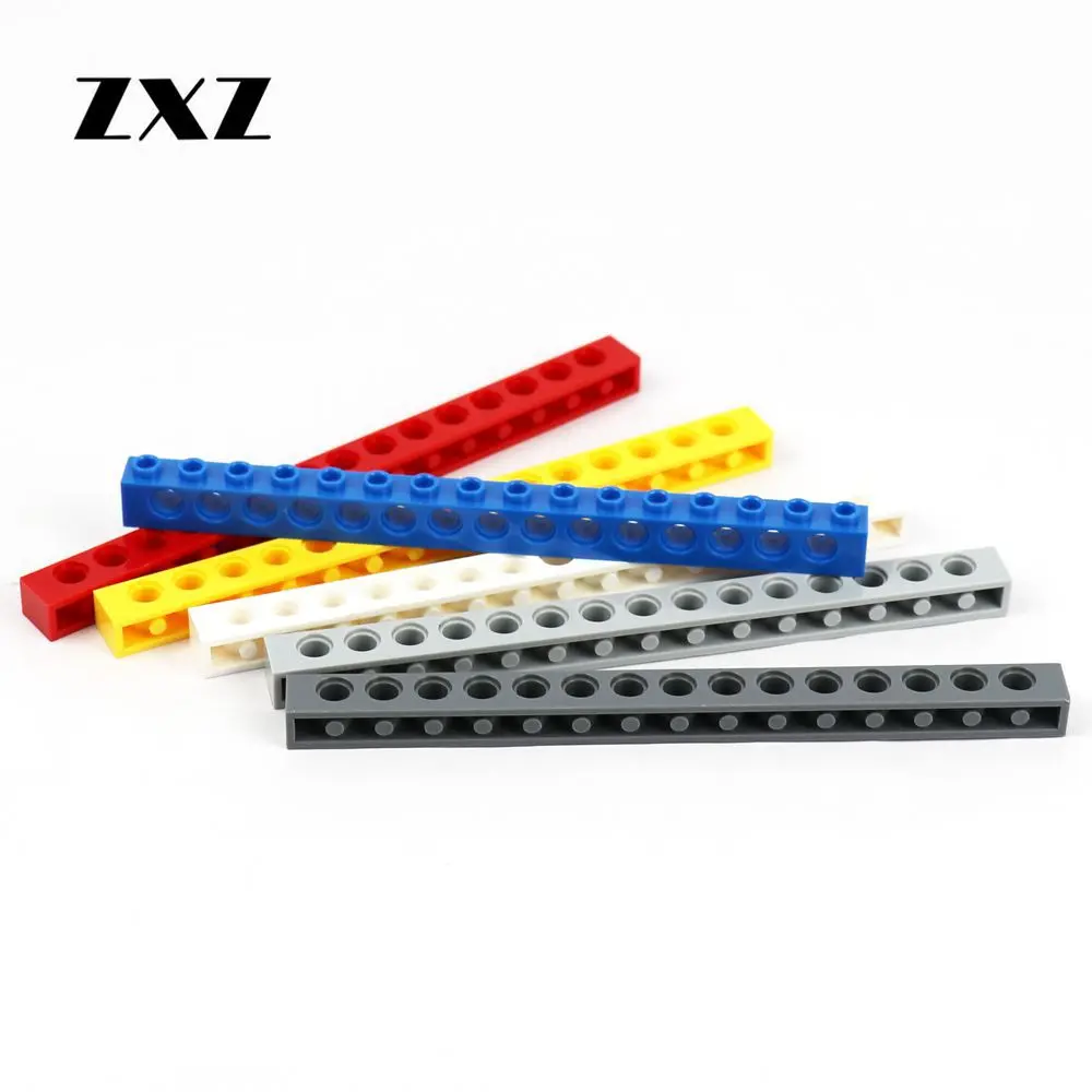 

Technik Parts Thick 1X16 Building Blocks MOC Long Beam Parts Accessory Compatible Legoes Model 3703 Technic Bulk Blocks 10pieces