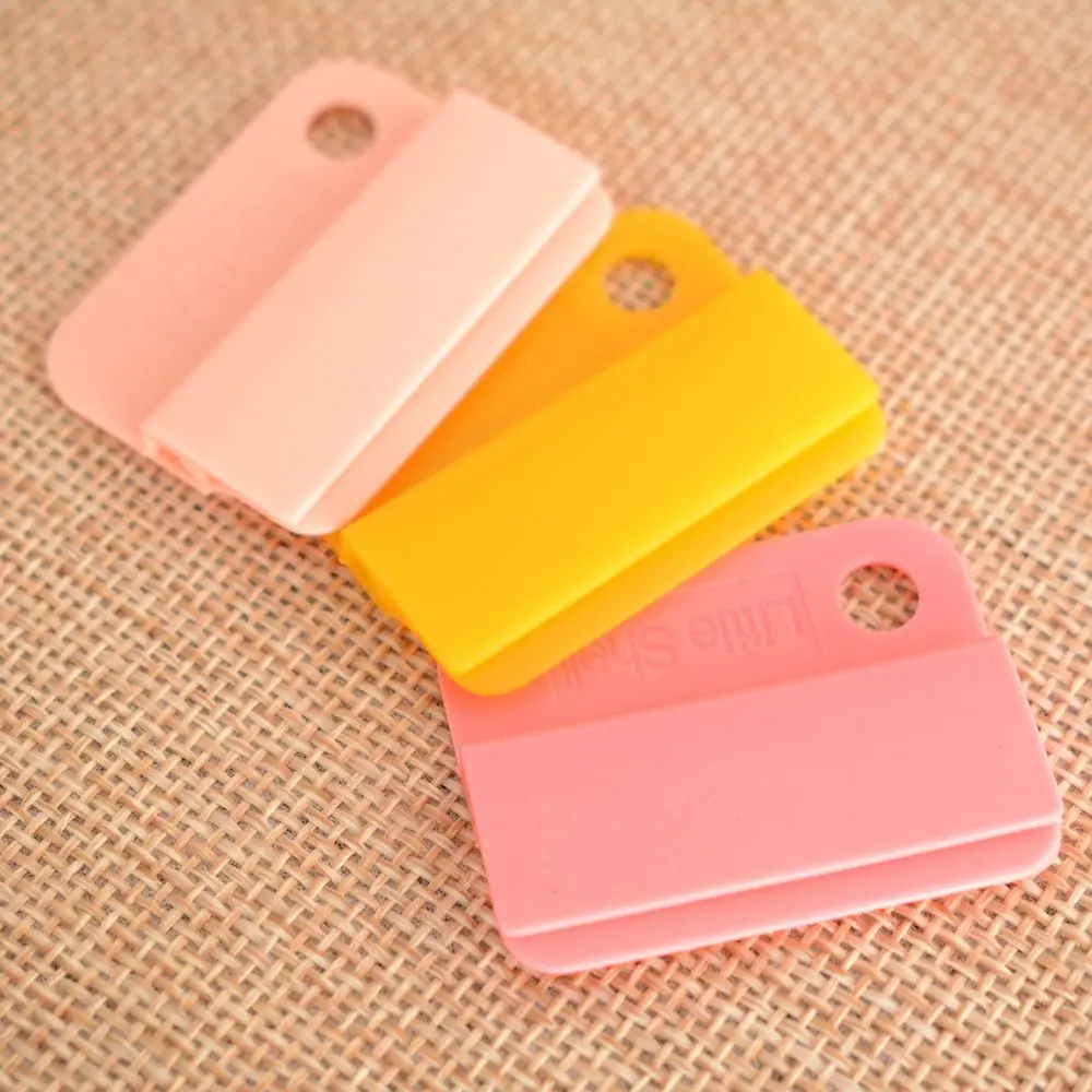 

6 Pcs/lot Memo Clip Candy Color Creative Writing Photo Paper Clips Photo Holder Kids Gifts Punched Pocket