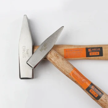 

Mini Duckbill Craftsman Hammer Woodworking Locksmith Hammer with Soft Grip Handle (500G Wooden Handle)