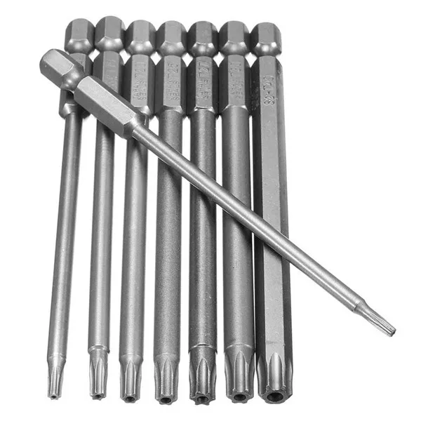 

8 шт., магнитные биты Torx 100 мм