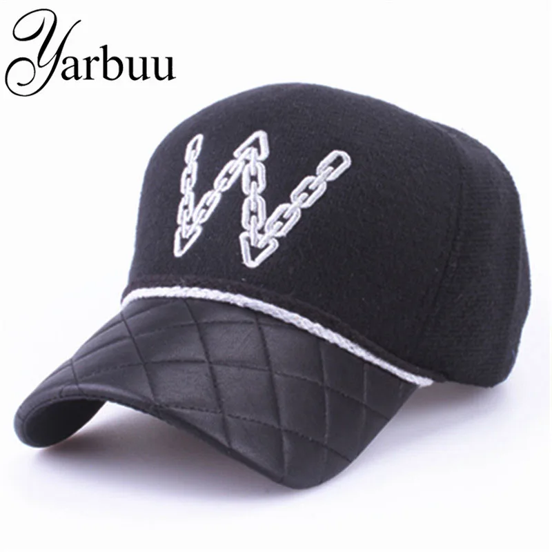 

[YARBUU] бейсболки 2017 Новый модный стиль высокое качество буквы W бренд Snapback шляпа мужские и женские плюшевые зимние шапки