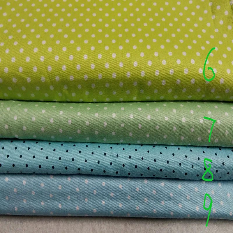 13 вариантов горошек хлопчатобумажная ткань в горошек пэтчворк комбинация для шитья стеганое постельное белье ДЕТСКИЕ Текстильные детские ткани покрывало