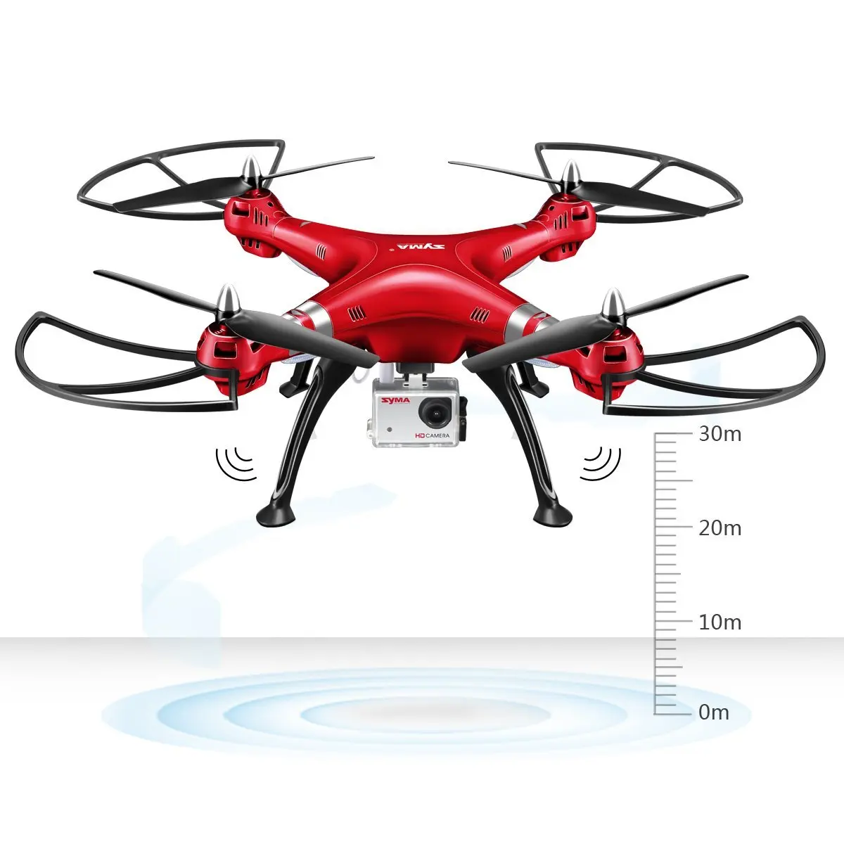 Syma X8HG 8.0MP hd-камера Дрон с удержанием высоты и безголовым режимом 3D флипы RC Квадрокоптер