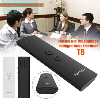 

Hot Sale T6 Portable Mini 39 Languages Intelligent Voice Translator for Study Travel