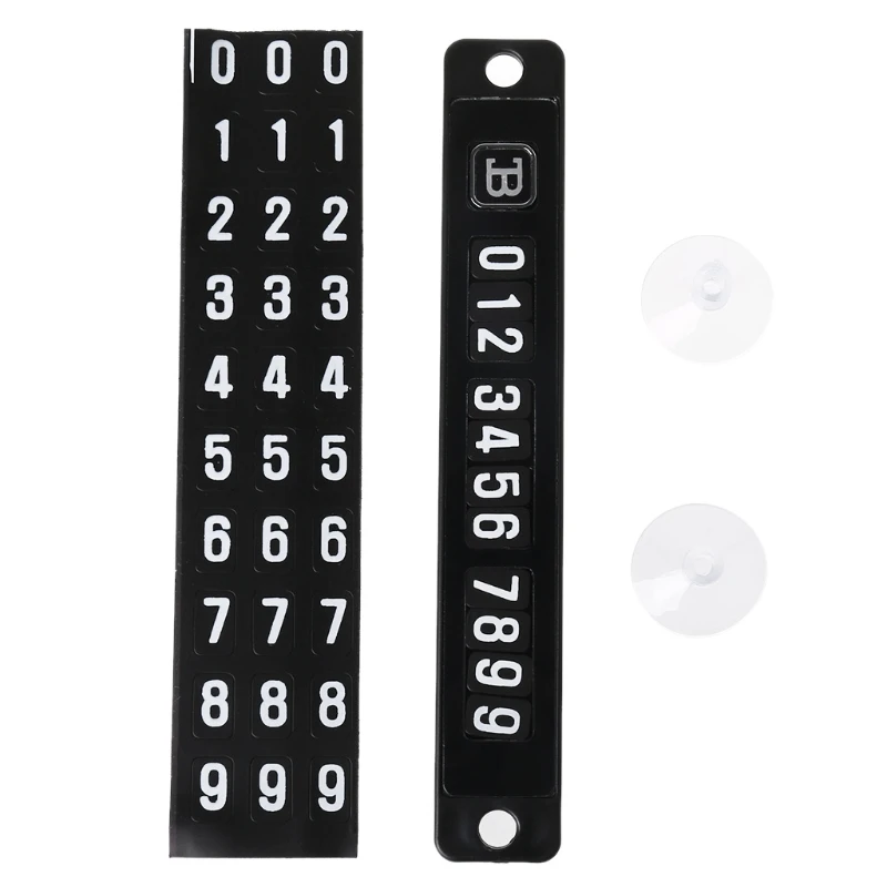 

Universal Car Temporary Parking Card Magnetic Phone Number Plate Sucker Sticker