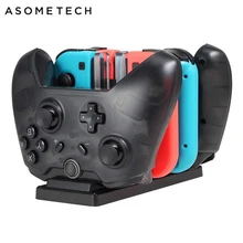 6 в 1 зарядная док-станция для nintendo Switch Joy-con Pro контроллер подставка зарядное устройство для N-Switch NS Joycon зарядное устройство для nyd переключатель