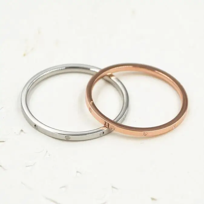 Простое тонкое легкое кольцо из нержавеющей стали модные ювелирные изделия лучшие друзья высокое качество продвижение G0125