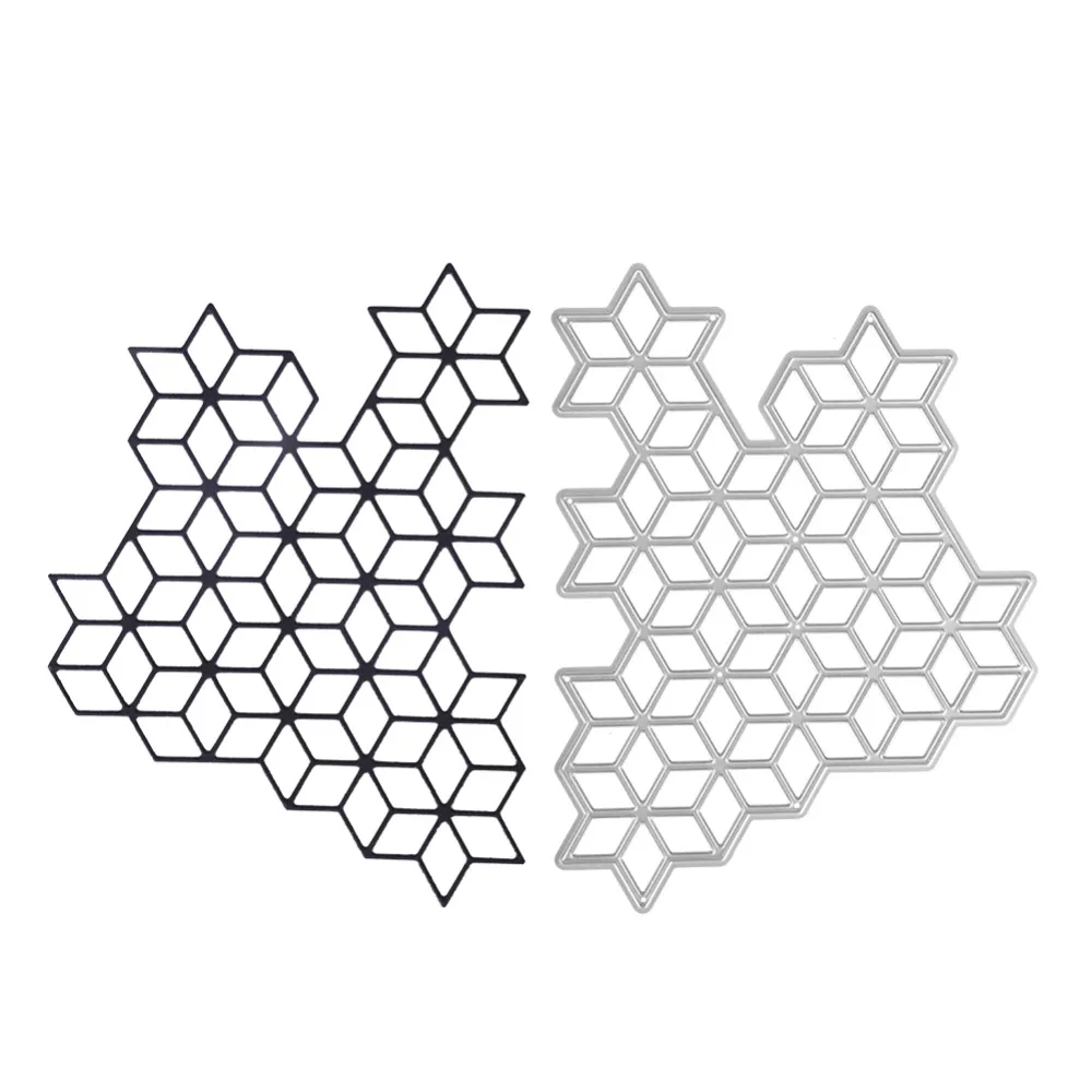 3d square frame metal