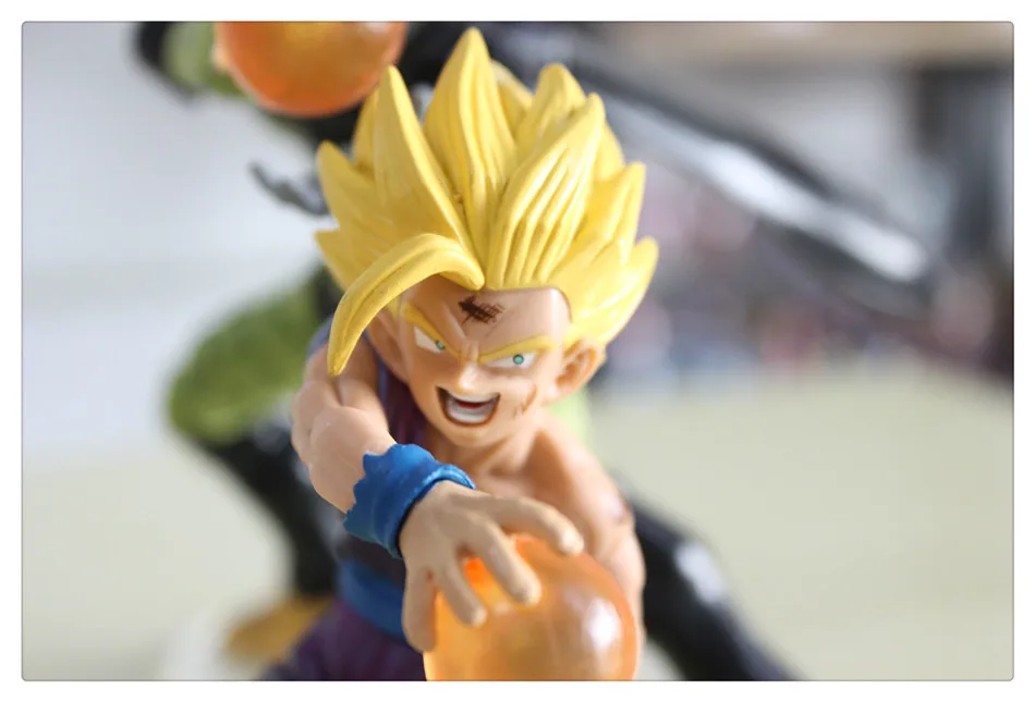 Chanycore 15 см фигурки аниме Dragon BALL Z Super Figure Cell vs Son gohan goku Saiyan фигурка ПВХ