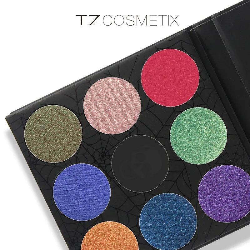 Цена TZ 9 Цвета Палитра теней Shimmer матовый блеск Lasting от Make Up Eye Shadow Blush глаза Красота макияж комплект WH998