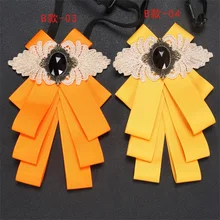 Свадебный Смокинг мужские галстуки-бабочки для Женская лента букет Gravata костюмы Галстуки Мода для женщин/мужчин s воротник галстук-бабочка