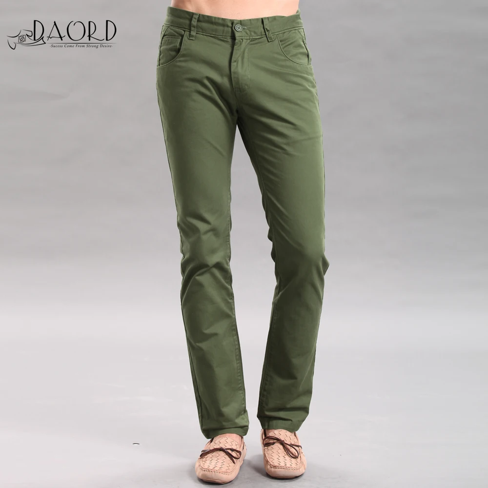 Daord 2012 autumn new arrival men's long trousers slim straight casual