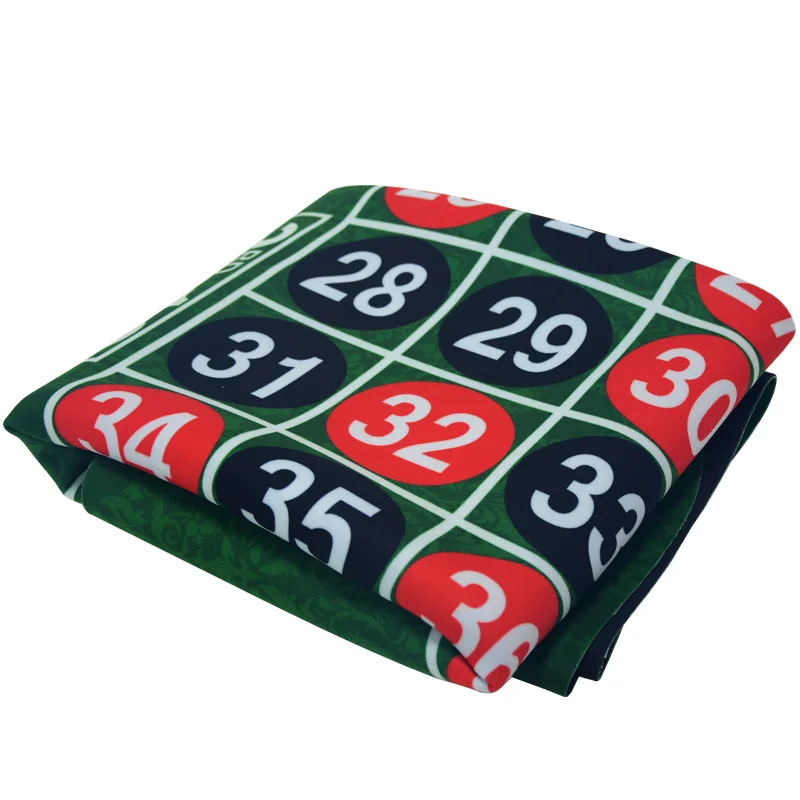  180*90Cm Suede Rubber Square Green Roulette Black Jack Poker Table Mat Poker Gaming Table Cloth Boa