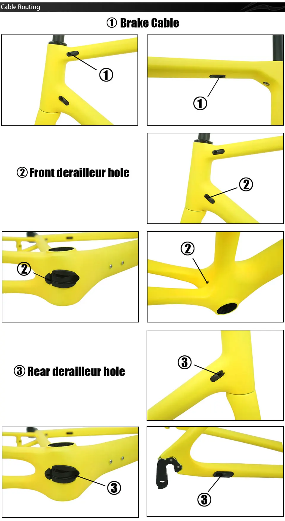 Top 2019 super light almost 800g one-piece Road carbon bicycle frame 46/48/50/52/54/56/58cm road bike monocoques frame 7