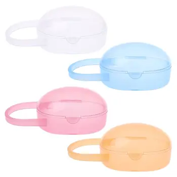 

Portable Baby Infant Kids Pacifier Nipple Cradle Case Soild color Container Holder Travel Soother Storage Box