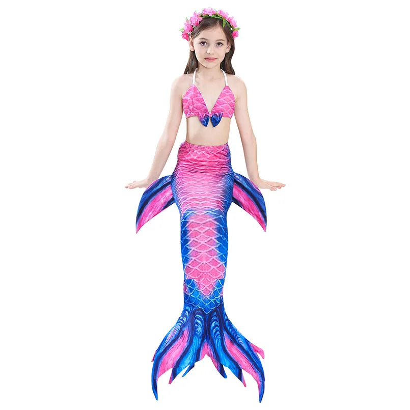 girls mermaid tail swimwear 4-1-1