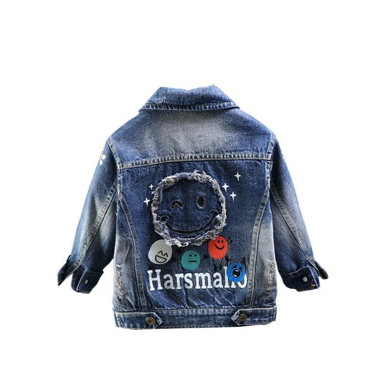 

Boy's children's wear denim jacket autumn jacket.