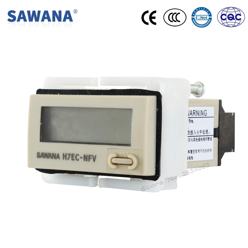 H7EC-NFV 110-220VAC Digital Electrical Counter Totalizer with 8Digit LCD Display