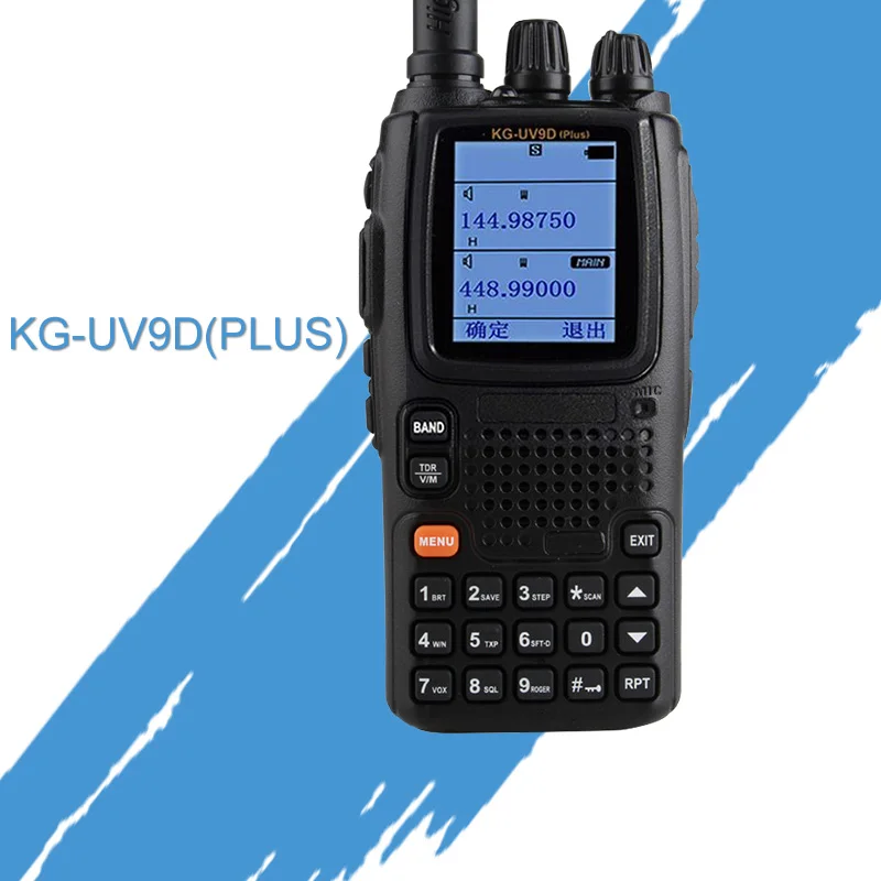 Портативная рация общего назначения для KG UV9D VHF136 174MHz UHF400 512MHz и двухдиапазонное