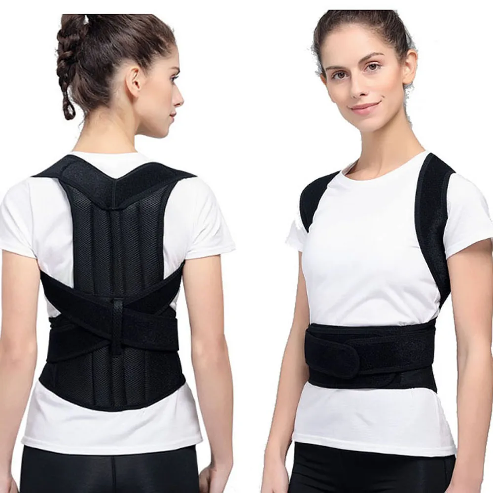 Trainer para o Alinhamento da Coluna Cinto de Dor Postura Corrector Ajustável Voltar Straightener Confortável Vertebral & Apoio Nas Costas 22 High Quality Beleza e saúde
