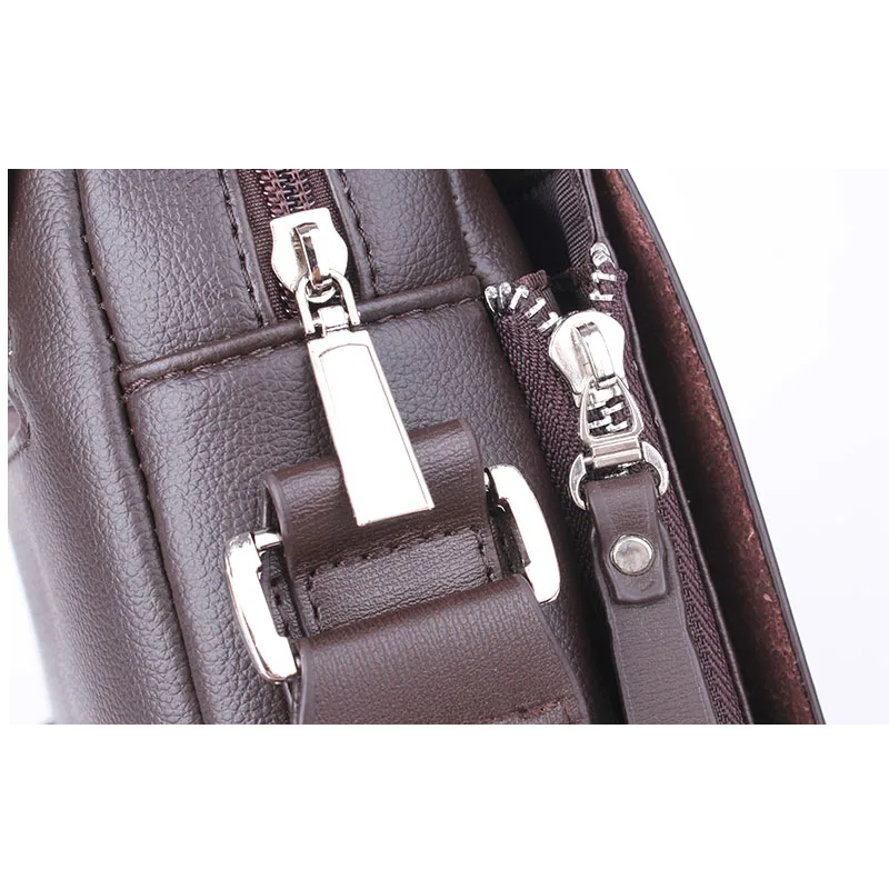  New Arrived luxury Brand men's messenger bag Vintage leather shoulder bag Handsome crossbody bag ha - 32374538545