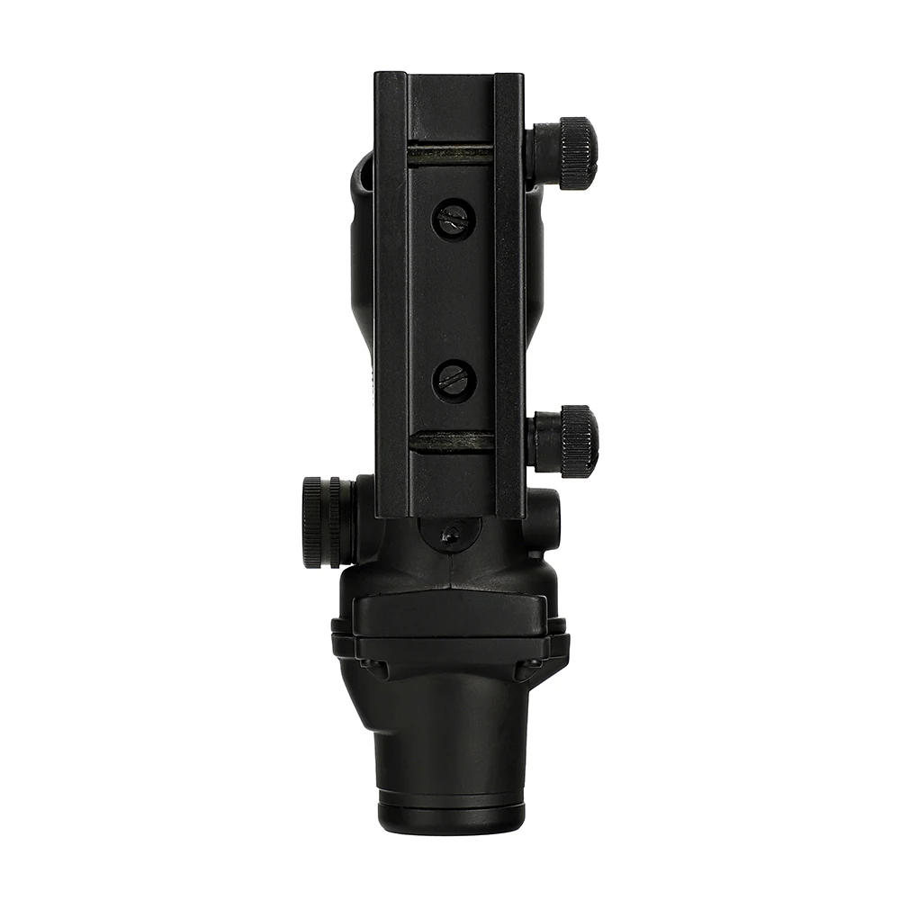 Ohhunt Охота 4X32 ACOG реальный оптоволоконный прицел BDC шеврон Подкова Сетка тактические оптические прицелы для cal. 223. 308 печать логотипа