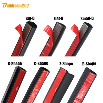 

Buildreamen2 Car Styling Door Trunk Hood Seal Strip Sealing Weather Strip For Nissan Medalist Tiida Cima Bluebird Sunny Maxima