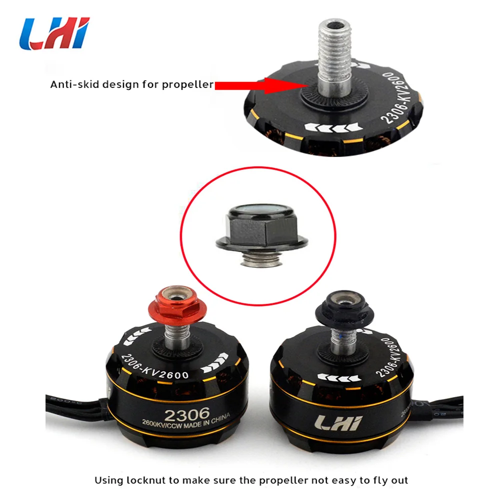 

4pcs 2306 Brushless Motor FPV 2600 CW/CCW For QAV Drone FPV Racing Quadcopter New