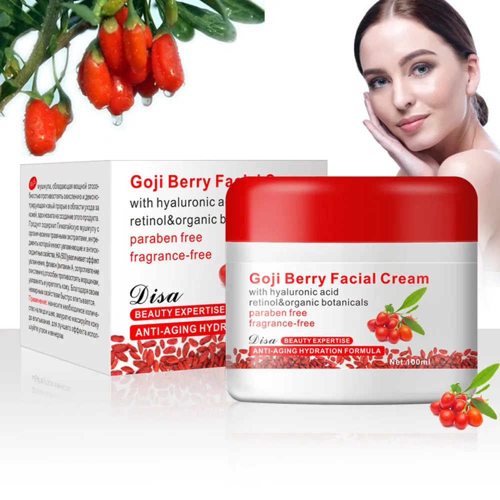 Dazzling Girl Store Portable Home Health Cream Goji Berry Facial Cream Skin Care Accessories