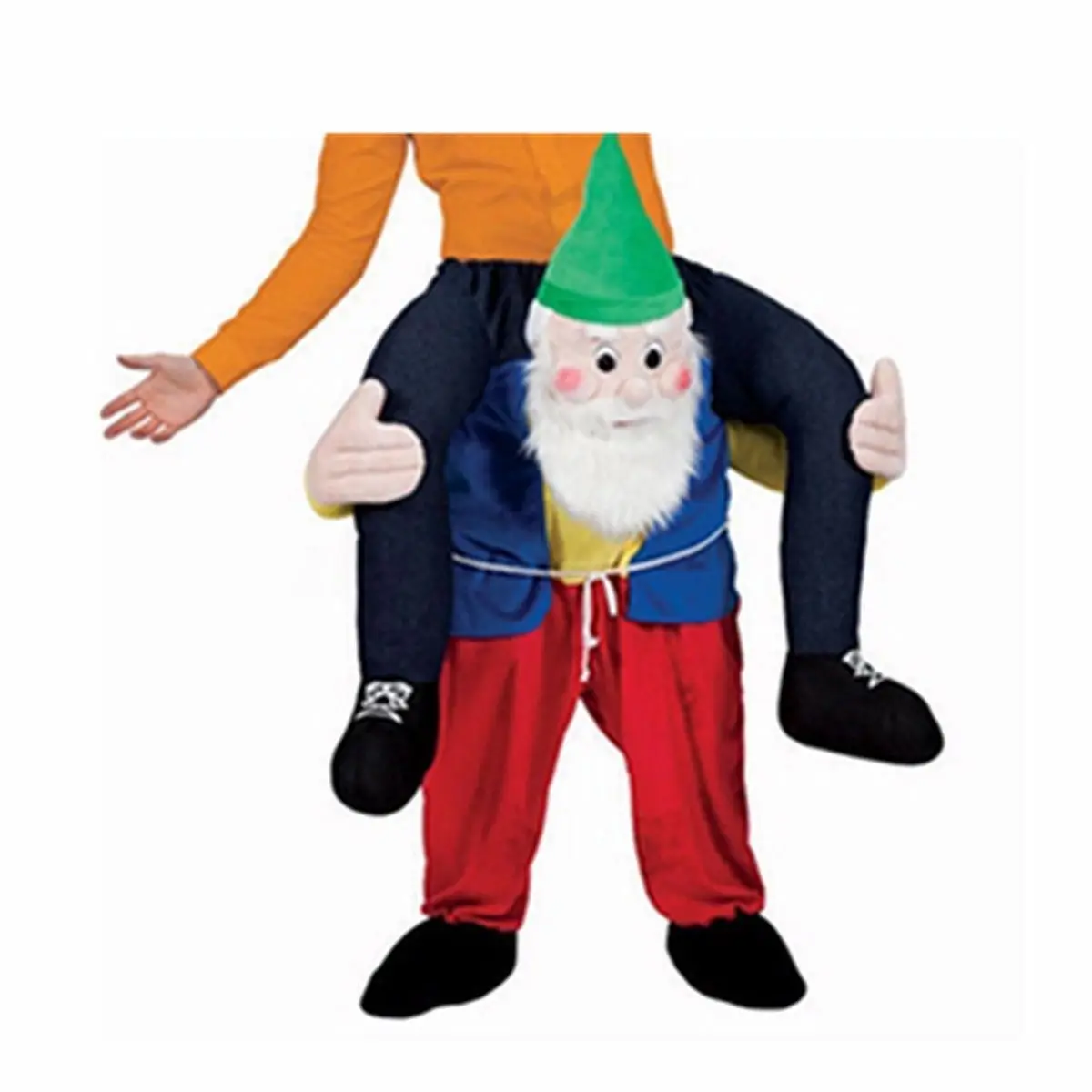 Carry Me Ride on Snowman Dwarf маскарадный костюм, вечерние костюмы для костюмированной игры, одежда для рекламы, карнавал, Рождество, фестиваль, для взрослых