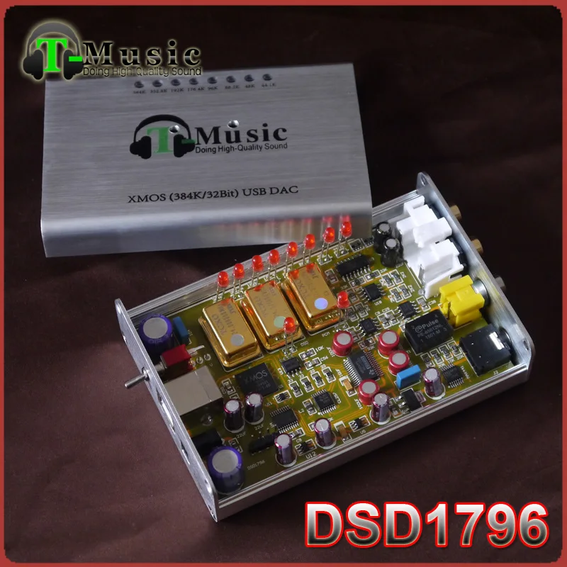 Prix pour TOP DSD1796 XMOS U8 USB DAC Carte Son Avec 3x TCXO PPM/Casque Support de Sortie 384 K 32bit/DSD DOP Prix pour TOP DSD1796 XMOS U8 USB DAC Carte Son Avec 3x TCXO PPM/Casque Support de Sortie 384 K 32bit/DSD DOP