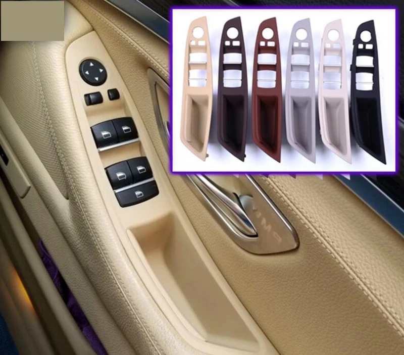 Роскошный кожаный правый руль RHD для BMW 5 серии F10 F11 520 525 мокко Автомобильная