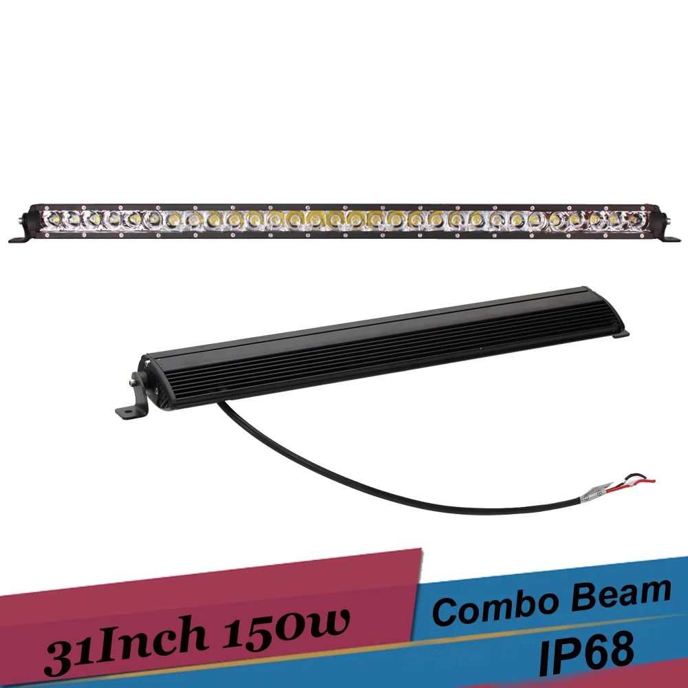 

150W 31 Inch Off-road 4x4 LED Driving Light Bar for Toyota Land Cruiser Prado RAV4 Suv ATV AWD Truck Pickup Boat LED Work Light