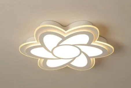 Style A Современные светодиодные люстры потолочные люстры для зала гостиная кровать 110 V-240 V цветы на потолке белый светодиодный светильник - Цвет абажура: Style A