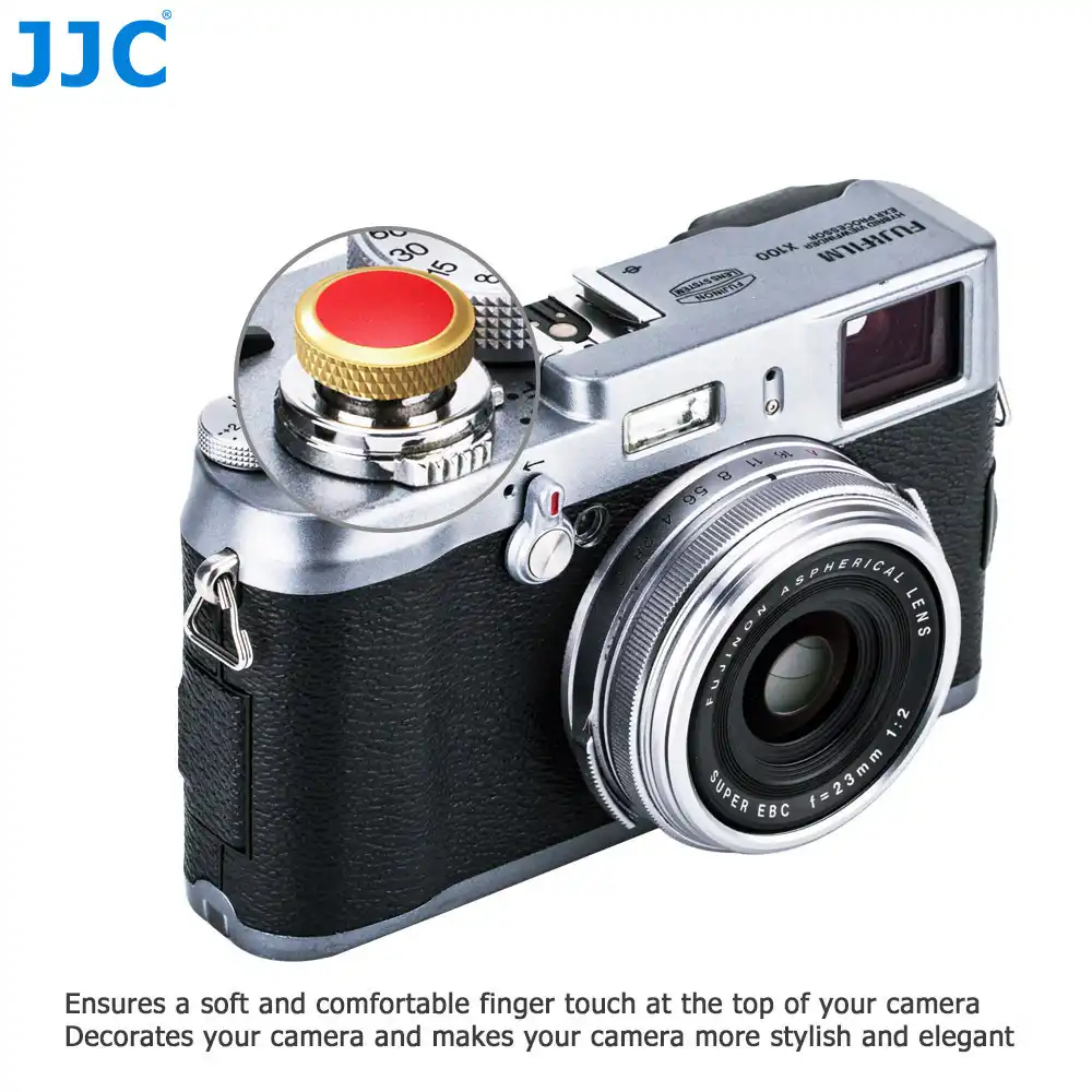 JJC Camera Shutter Soft Release Button for Fuji X100V X T4 XT4 X T30 X
