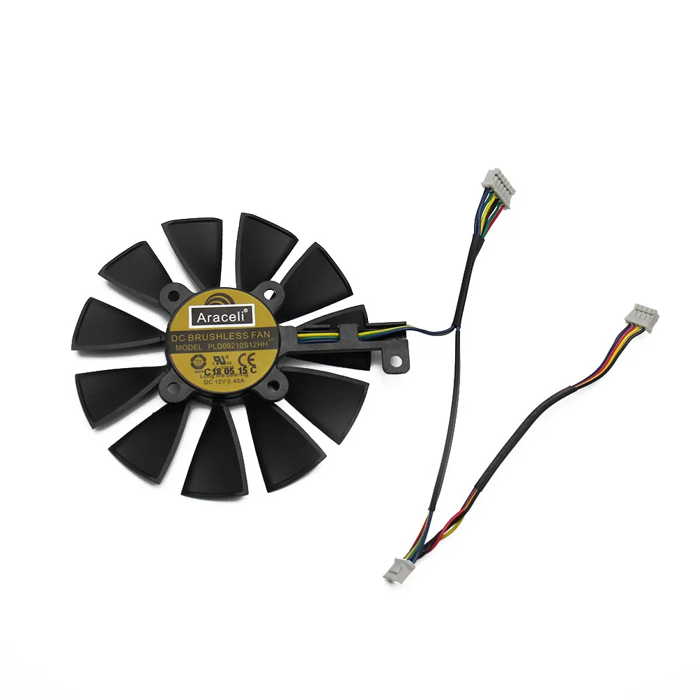 New 87MM PLD09210S12M PLD09210S12HH Cooling Fan Replace For ASUS Strix GTX 1060 OC 1070 1080 GTX 1080Ti RX 480 Graphics Card Fan