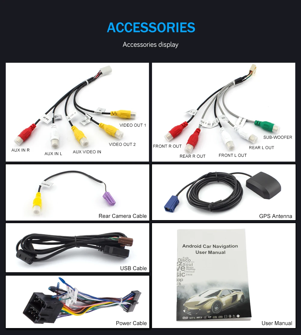 Sale Bonroad 707A8D5 7"1024*600 Android 8.1.0 Ram2G Rom32GB Octa Car Stereo Universal For Nissan GPS Radio Audio Player(No DVD) 14