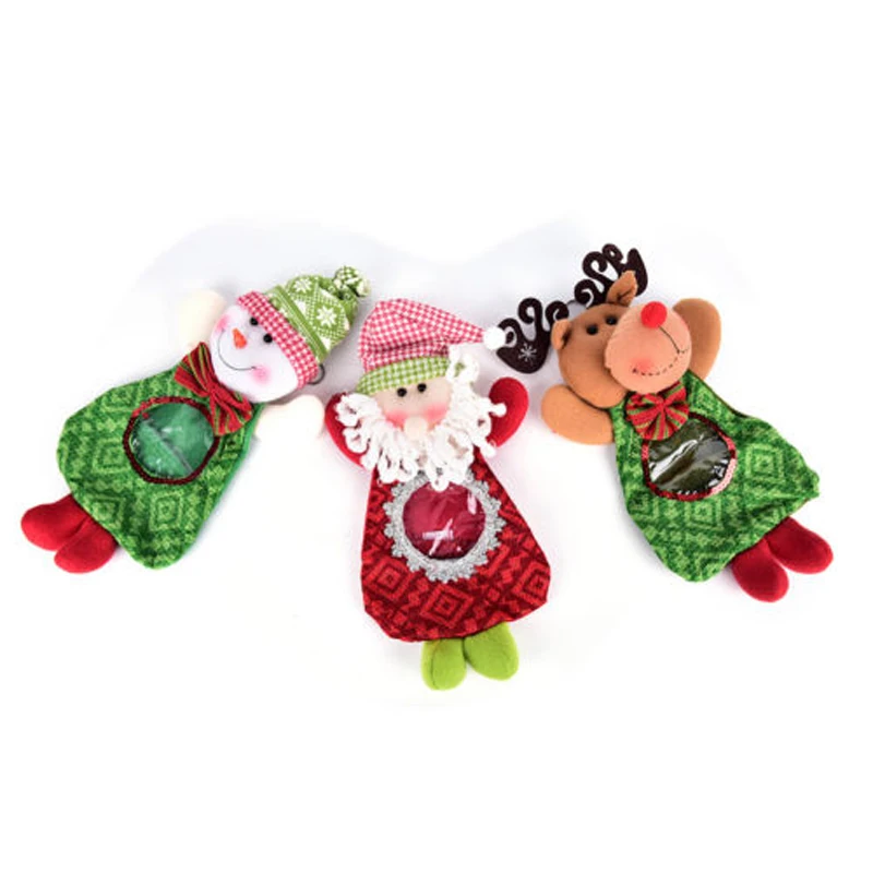 DIY Christmas Party Decor Gift Bags Sweet Candy Xmas Stocking Handbag